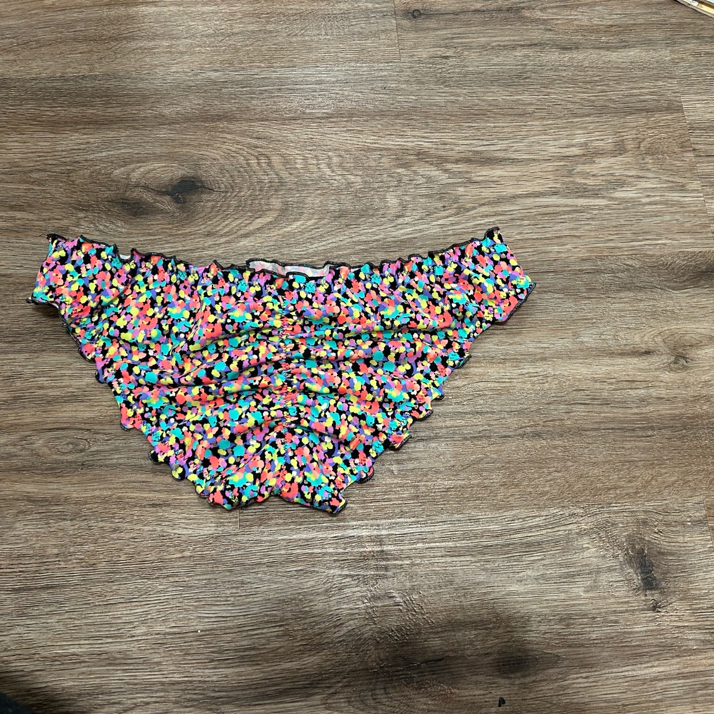 PINK Victoria's Secret Multicolor Confetti Bikini Bottoms